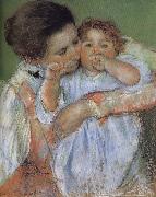 Mother and son Mary Cassatt